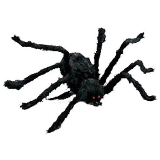 Schwarze Halloween Spinne 116cm 3 Schwarze Halloween Spinne 116cm