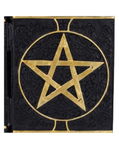Schwarzes Buch Magischer Sprüche Schmuckschatulle -Halloween Dekorations Geschäft schwarzes buch der zaubersprueche schatulle gothic und wicca deko und geschenkartikel 52219 6