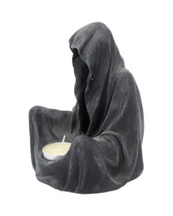 Grim Reaper Teelichthalter -Halloween Dekorations Geschäft sensenmann teelichthalter grim reaper candelholder gothic deko 29324 2