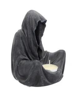 Grim Reaper Teelichthalter -Halloween Dekorations Geschäft sensenmann teelichthalter grim reaper candelholder gothic deko 29324 6