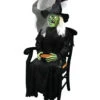 Sitzende Hexe Mit Schnappkopf -Halloween Dekorations Geschäft sitzende hexe mit schnappkopf sitting witch with snapping head halloween animatronic 38879 01