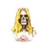 Skelett Braut Statue 11cm 1 Skelett Braut Statue 11cm -Halloween Dekorations Geschäft skelett braut bueste halloween und gothic deko skeleton bride bust 53504