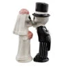 Skelett Hochzeitspaar Salz & Pfefferstreuer 2 Skelett Hochzeitspaar Salz & Pfefferstreuer -Halloween Dekorations Geschäft skelett braut und braeutigam als salz und pfefferstreuer skeleton brid and groom as salt and pepper shaker 54672 01