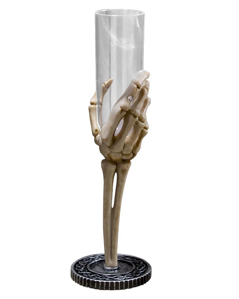 Sektkelch Skeletthand Klar 3 Sektkelch Skeletthand Klar
