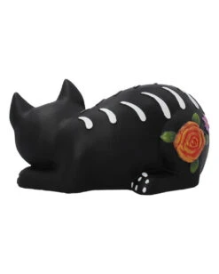 Schlafende Sugar Skull Katze 22cm 12 Schlafende Sugar Skull Katze 22cm -Halloween Dekorations Geschäft sleepy sugar skull katze schlafende sugar skull katze sleepy sugar skull cat 50725 04