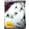 Künstliche Spinnweben 228g Mit 2 Spinnen -Halloween Dekorations Geschäft spinnweben 228g mit 2 spinnen halloween spinnennetz spinnen dekoration spiderweb 28683 01