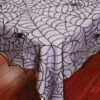 Tischdecke Spinnweben Spitze -Halloween Dekorations Geschäft spinnweben spitzen tischdecke lace tablecloth spiderweb halloween tischdeko 52659