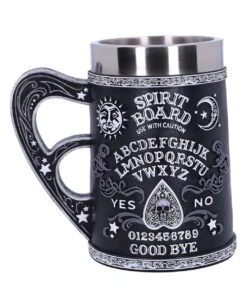 Ouija Board Bierkrug -Halloween Dekorations Geschäft spirit board biekrug ouija board bierkrug spirit board tankard halloween tischdeko 51070 03