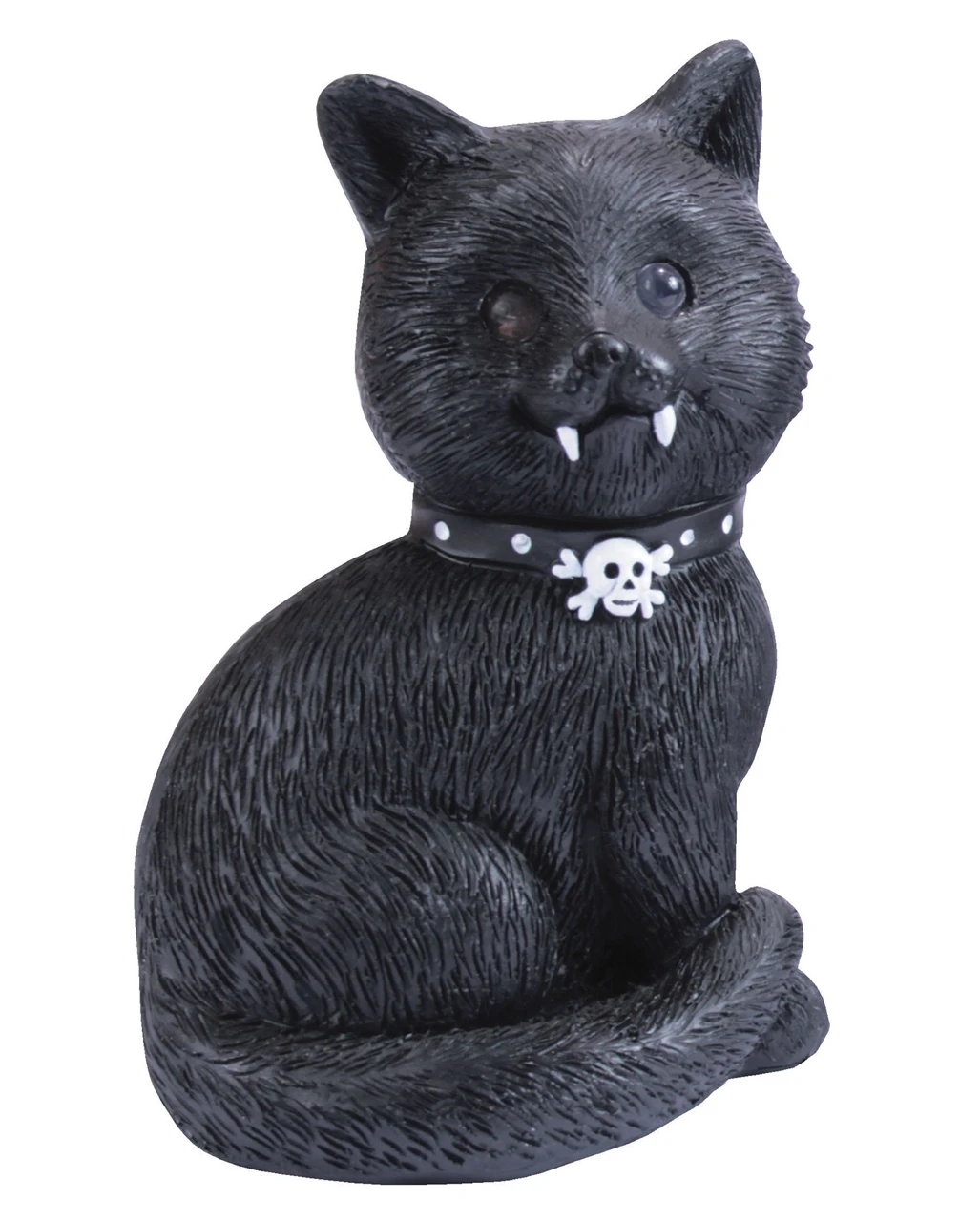 Gothic Katze Mit Roten LED Augen 4 Gothic Katze Mit Roten LED Augen – Bild 2