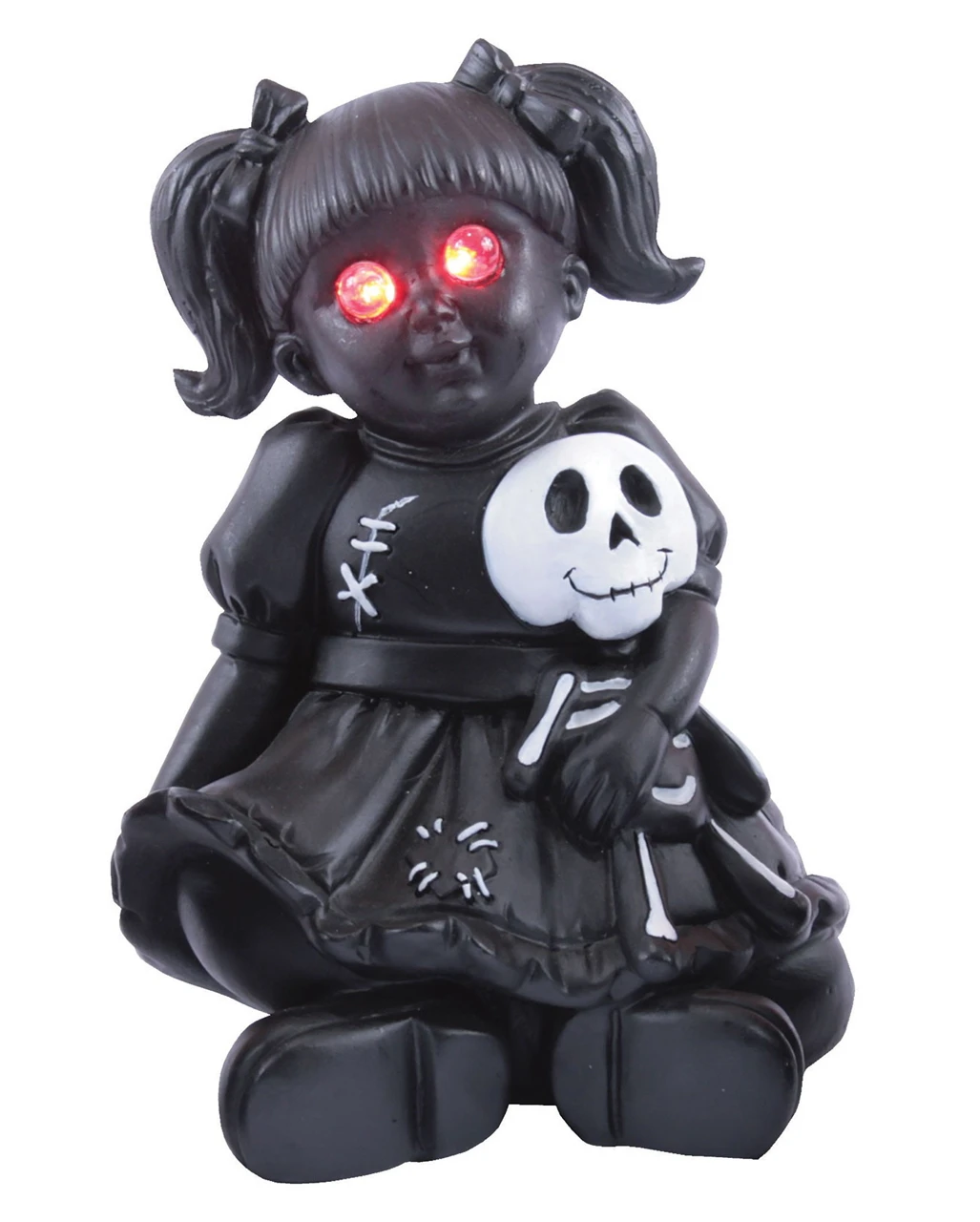 Gothic Puppe Mit Roten LED Augen 3 Gothic Puppe Mit Roten LED Augen
