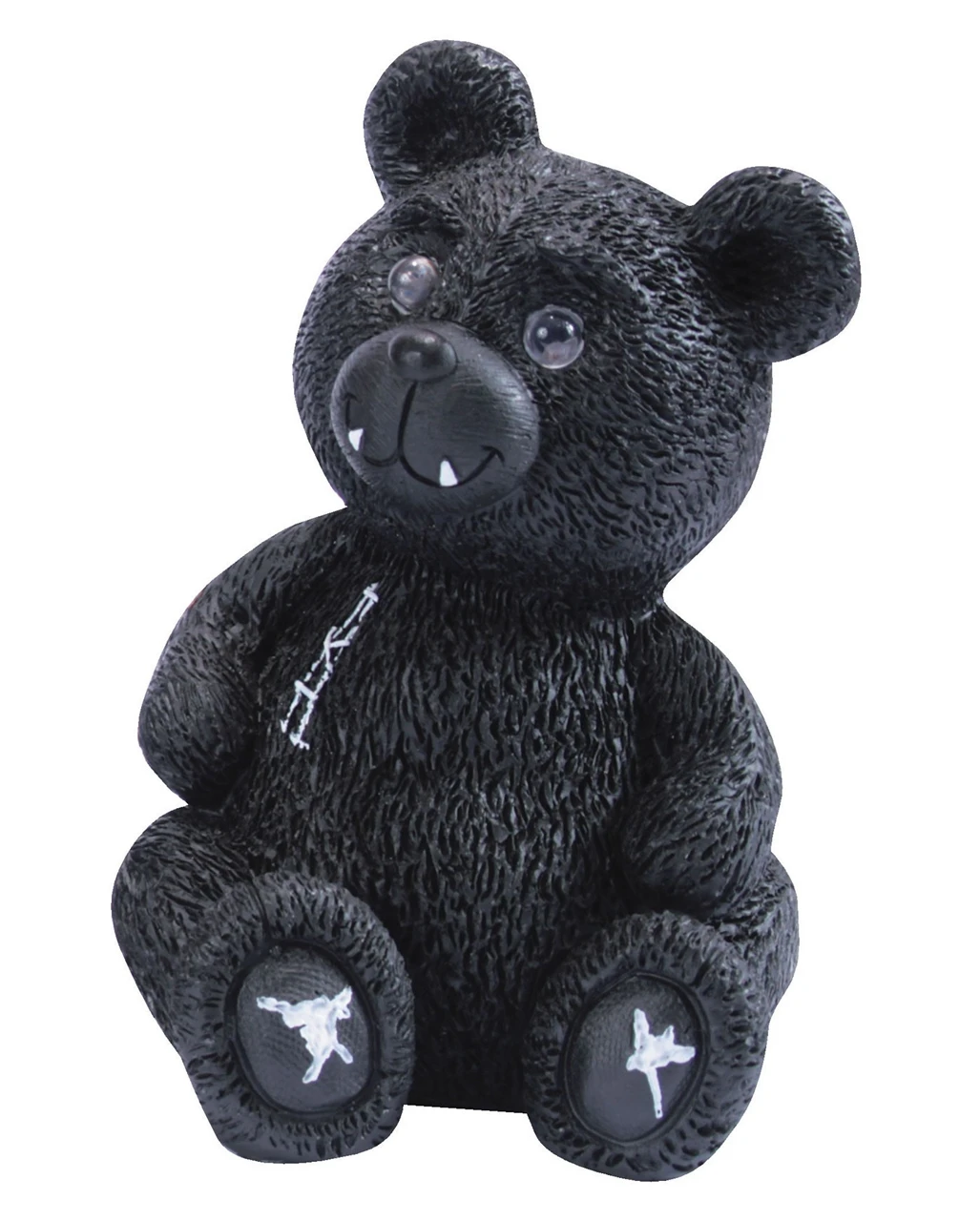 Gothic Bär Mit Roten LED Augen 4 Gothic Bär Mit Roten LED Augen – Bild 2