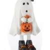 Niedliche Geister Figur Mit Kürbis Tasche 13cm 1 Niedliche Geister Figur Mit Kürbis Tasche 13cm -Halloween Dekorations Geschäft suesse geist figur mit pumpkin tasche 13cm sweet ghost figure with pumpkin bag trick or treat halloween figur 53708