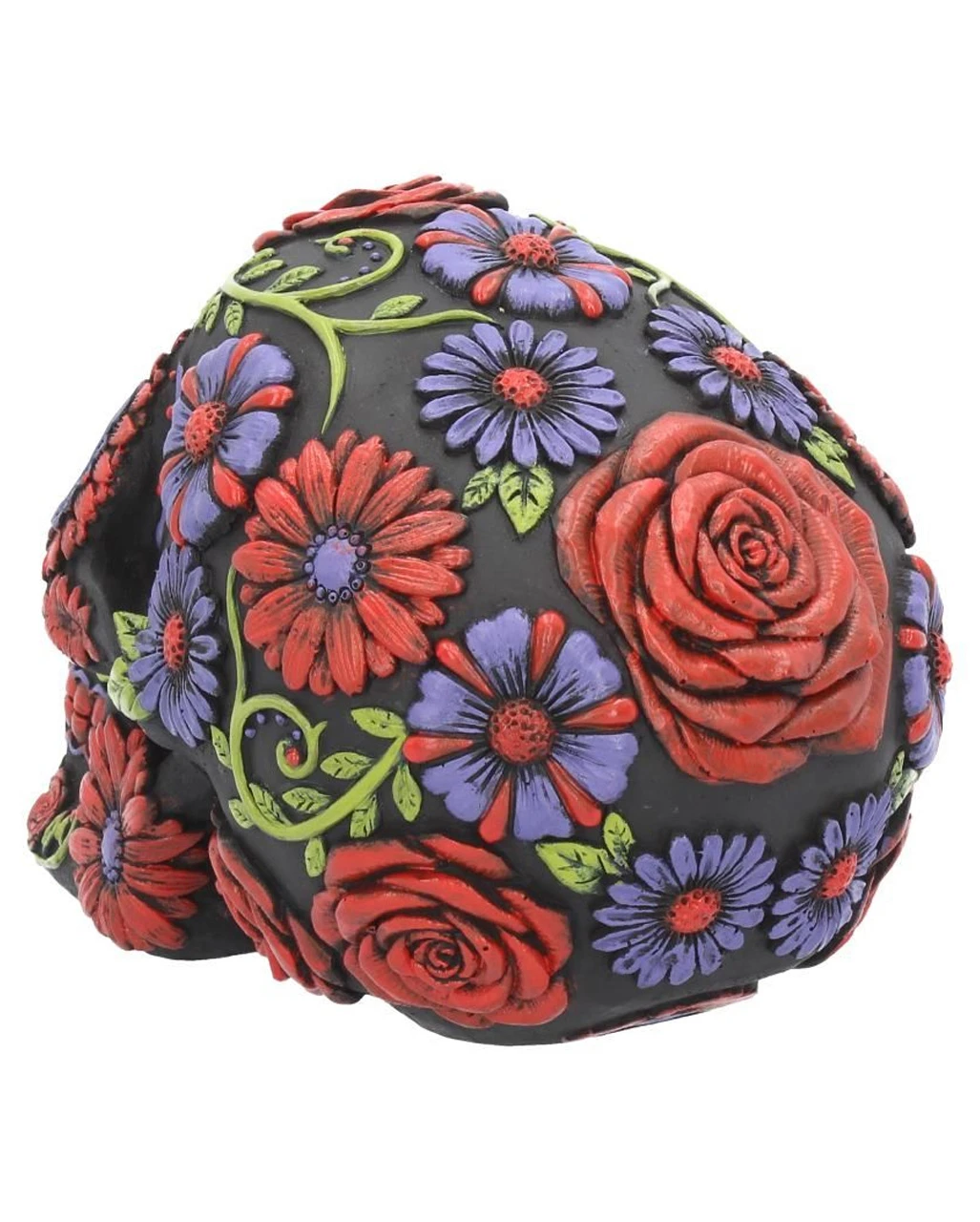 Sugar Skull Mit Blütenmuster 6 Sugar Skull Mit Blütenmuster – Bild 4