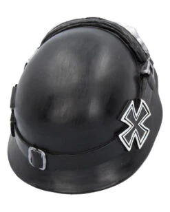 Totenschädel Mit Eisernem Kreuz -Halloween Dekorations Geschäft totenkopf mit eisernes kreuz totenschaedel mit eisernem kreuz skull with iron cross 39678 05