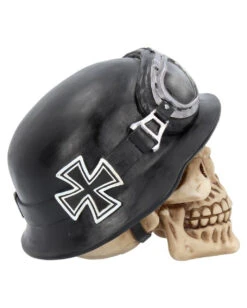 Totenschädel Mit Eisernem Kreuz -Halloween Dekorations Geschäft totenkopf mit eisernes kreuz totenschaedel mit eisernem kreuz skull with iron cross 39678 06