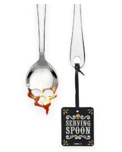 Totenschädel Servierlöffel 30cm -Halloween Dekorations Geschäft totenkopf servierloeffel totenschaedel servierloeffel skull serving spoon 53490 03