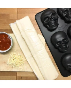 Totenschädel Silikon Backform -Halloween Dekorations Geschäft totenkopf silikon backform totenschaedel silikon backform skull silicon backing dish 51046 03