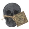 Totenschädel Untersetzer Set 4 St. -Halloween Dekorations Geschäft totenkopf untersetzer totenschaedel untersetzer skull coasters halloween tischdeko 50706 01