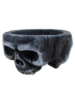 Totenschädelschale Mit Led Totenkopf Deko Set -Halloween Dekorations Geschäft totenkopfschale mit led totenschaedel deko set skull bowl w led skull deco set 51762 03