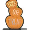 Trick Or Treat Kürbis Tischaufsteller -Halloween Dekorations Geschäft trick or treat kuerbis tischdekoration trick or treat pumpkin tabletop sign halloween deko 51525 01