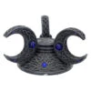 Dreifach Mond Kristallkugel Halter 10cm 1 Dreifach Mond Kristallkugel Halter 10cm -Halloween Dekorations Geschäft triple moon kristallkugel halter triple moon wahrsagekugel halter triple moon crystal ball holder 50793 01