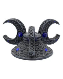 Dreifach Mond Kristallkugel Halter 10cm 13 Dreifach Mond Kristallkugel Halter 10cm -Halloween Dekorations Geschäft triple moon kristallkugel halter triple moon wahrsagekugel halter triple moon crystal ball holder 50793 06