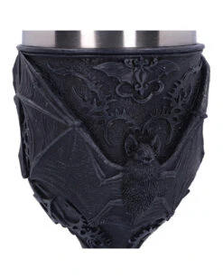 Gothic Vampirfledermaus Weinkelch 9 Gothic Vampirfledermaus Weinkelch -Halloween Dekorations Geschäft vampirfledermaus weinkelch gothic deko und wohnaccessoires dark fang goblet 52213 3