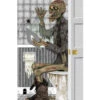 Skelettmotiv Toilettentür Dekofolie -Halloween Dekorations Geschäft verwesende leiche als klotuer dekoration halloween folien dekoration 25372