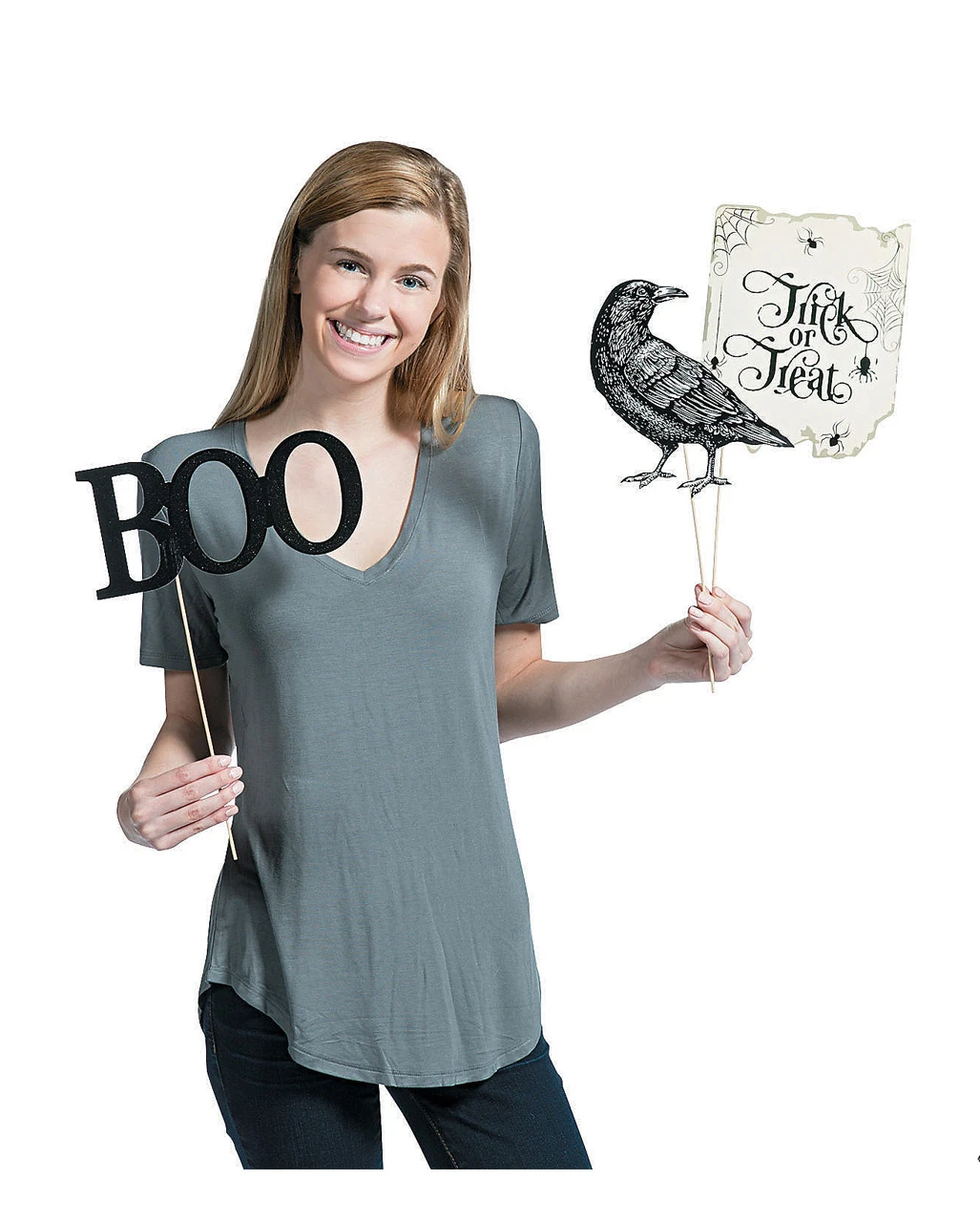 Antike Halloween Photo Sticks 12 St. 4 Antike Halloween Photo Sticks 12 St. – Bild 2