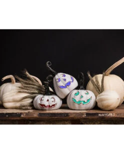 Halloween Vintage Keramik Kürbis Mit LED 5 Halloween Vintage Keramik Kürbis Mit LED -Halloween Dekorations Geschäft vintage keramik halloween kuerbis mit led vintage ceramic halloween pumpkin with led halloween dekon 52929 2