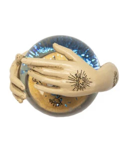 Hellseher Schneekugel Mit Auge 13cm -Halloween Dekorations Geschäft wahrsage kugel mit auge fortune teller globe with eye spirituelle deko okkulte deko 54739 03