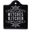 Witches Kitchen Schneidbrett & Servierplatte -Halloween Dekorations Geschäft witches kitchen schneidbrett und servierplatte und untersetzer withces kitchen trivet alchemy england 51462