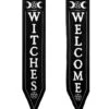 Witches Welcome Banner 2-tlg. Set 1 Witches Welcome Banner 2-tlg. Set -Halloween Dekorations Geschäft witches welcome banner set hexen dekoration halloween dekoration wicca decoration 52611 01