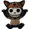 Furrybones Figur - Wolfie Klein -Halloween Dekorations Geschäft wolfie furrybones figur werwolf furrybones sammlerfigur skelett figur halloween deko 37022 01